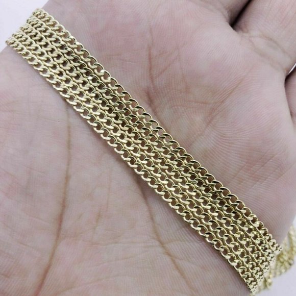 Solid 10K Diamond Cut 2.5mm 20" Necklace - Picture 3 of 4